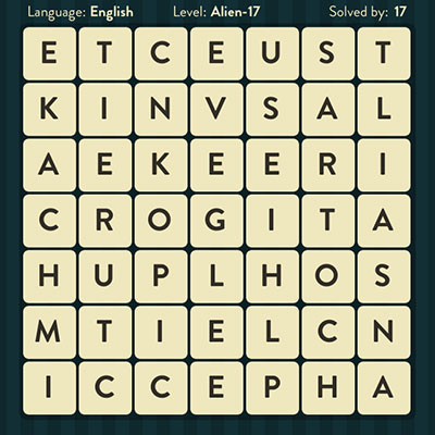  WordBrain Alien 17 | WordBrain Cheats | Alien Answers Level 17 