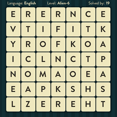  WordBrain Alien 6 | WordBrain Cheats | Alien Answers Level 6 