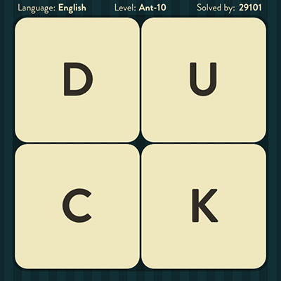  WordBrain Ant 10 | WordBrain Cheats | Ant Answers Level 10 