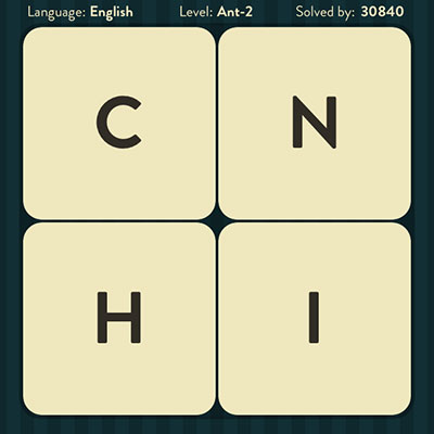  WordBrain Ant 2 | WordBrain Cheats | Ant Answers Level 2 