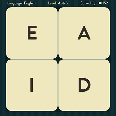  WordBrain Ant 5 | WordBrain Cheats | Ant Answers Level 5 