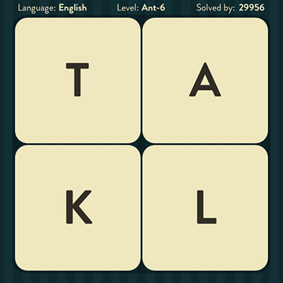  WordBrain Ant 6 | WordBrain Cheats | Ant Answers Level 6 