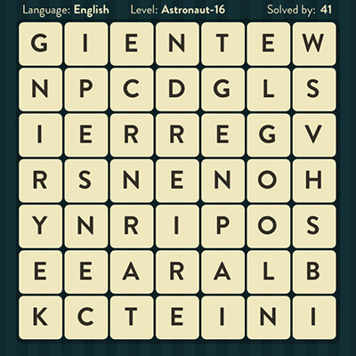  WordBrain Astronaut 16 | WordBrain Cheats | Astronaut Answers Level 16 