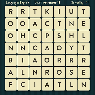  WordBrain Astronaut 18 | WordBrain Cheats | Astronaut Answers Level 18 