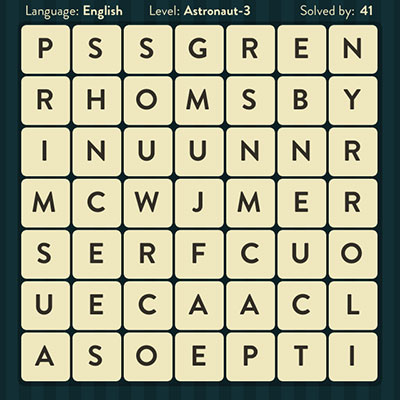 WordBrain Astronaut 3 | WordBrain Cheats | Astronaut Answers Level 3 