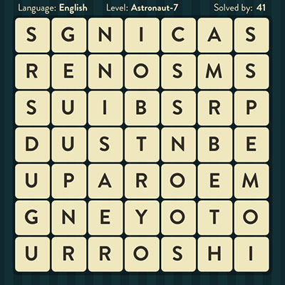  WordBrain Astronaut 7 | WordBrain Cheats | Astronaut Answers Level 7 