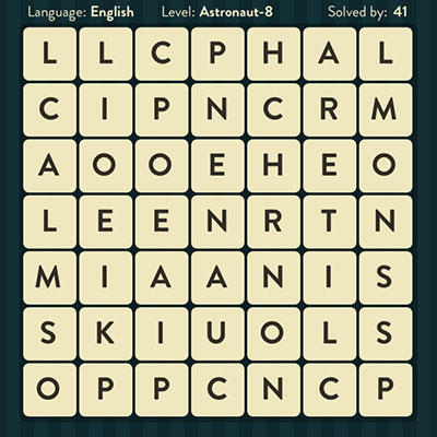  WordBrain Astronaut 8 | WordBrain Cheats | Astronaut Answers Level 8 