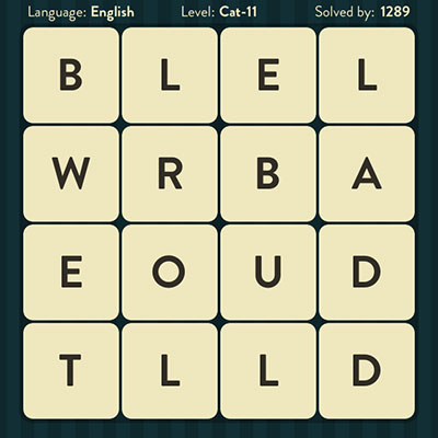  WordBrain Cat 11 | WordBrain Cheats | Cat Answers Level 11 