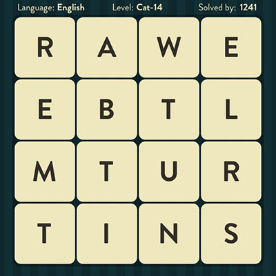  WordBrain Cat 14 | WordBrain Cheats | Cat Answers Level 14 