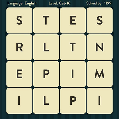  WordBrain Cat 16 | WordBrain Cheats | Cat Answers Level 16 
