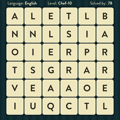  WordBrain Chef 10 | WordBrain Cheats | Chef Answers Level 10 