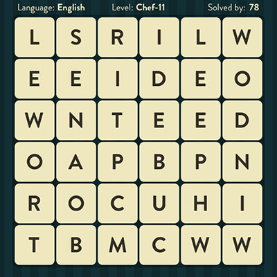  WordBrain Chef 11 | WordBrain Cheats | Chef Answers Level 11 