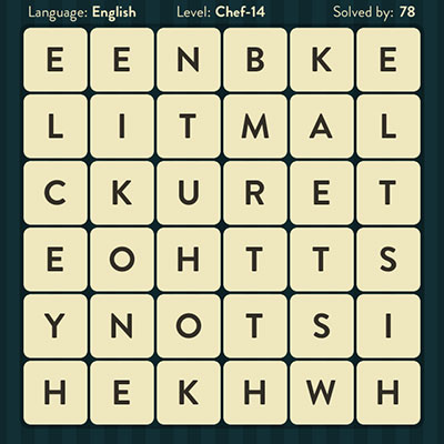  WordBrain Chef 14 | WordBrain Cheats | Chef Answers Level 14 