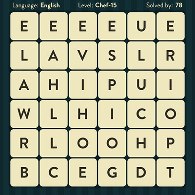  WordBrain Chef 15 | WordBrain Cheats | Chef Answers Level 15 