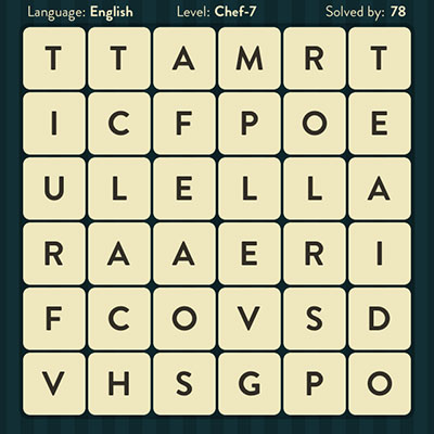  WordBrain Chef 7 | WordBrain Cheats | Chef Answers Level 7 
