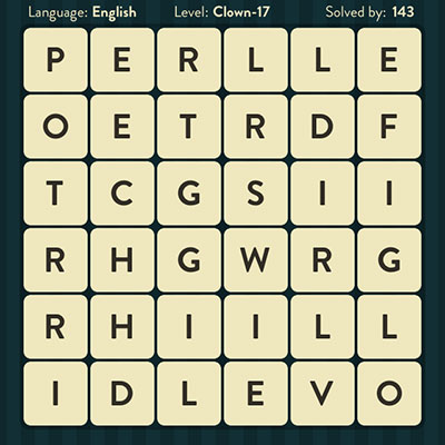  WordBrain Clown 17 | WordBrain Cheats | Clown Answers Level 17 