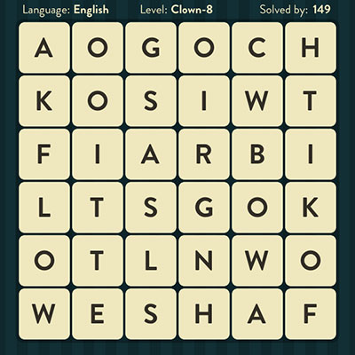  WordBrain Clown 8 | WordBrain Cheats | Clown Answers Level 8 