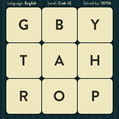  WordBrain Crab 13 | WordBrain Cheats | Crab Answers Level 13 