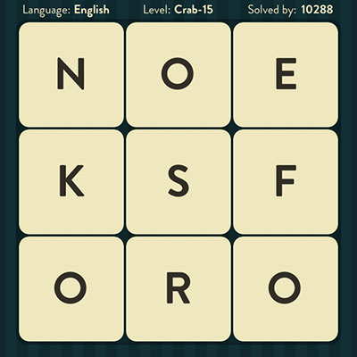  WordBrain Crab 15 | WordBrain Cheats | Crab Answers Level 15 