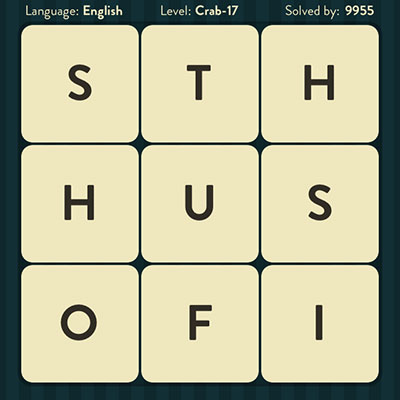  WordBrain Crab 17 | WordBrain Cheats | Crab Answers Level 17 