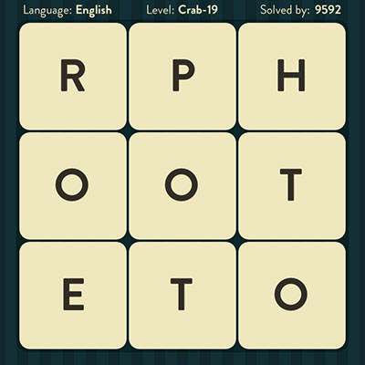  WordBrain Crab 19 | WordBrain Cheats | Crab Answers Level 19 