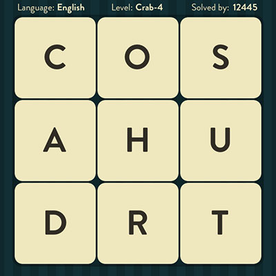  WordBrain Crab 4 | WordBrain Cheats | Crab Answers Level 4 