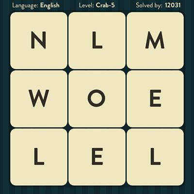  WordBrain Crab 5 | WordBrain Cheats | Crab Answers Level 5 