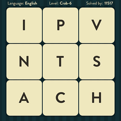  WordBrain Crab 6 | WordBrain Cheats | Crab Answers Level 6 