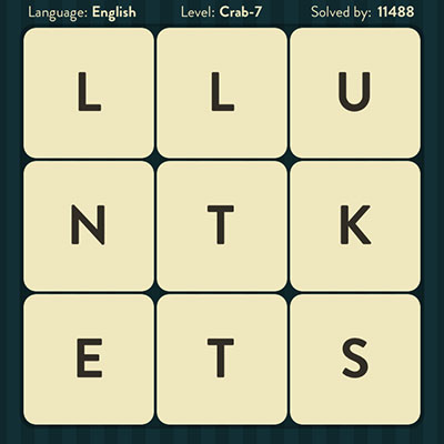  WordBrain Crab 7 | WordBrain Cheats | Crab Answers Level 7 