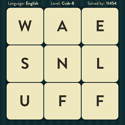  WordBrain Crab 8 | WordBrain Cheats | Crab Answers Level 8 