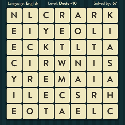  WordBrain Doctor 10 | WordBrain Cheats | Doctor Answers Level 10 