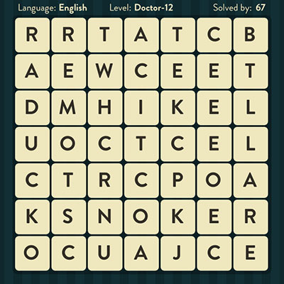  WordBrain Doctor 12 | WordBrain Cheats | Doctor Answers Level 12 