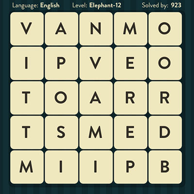  WordBrain Elephant 12 | WordBrain Cheats | Elephant Answers Level 12 