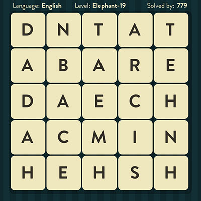  WordBrain Elephant 19 | WordBrain Cheats | Elephant Answers Level 19 