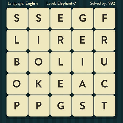  WordBrain Elephant 7 | WordBrain Cheats | Elephant Answers Level 7 