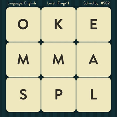  WordBrain Frog 11 | WordBrain Cheats | Frog Answers Level 11 