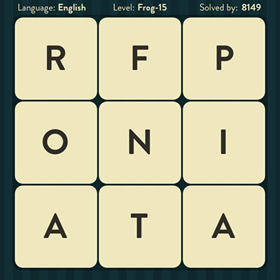  WordBrain Frog 15 | WordBrain Cheats | Frog Answers Level 15 