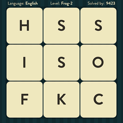  WordBrain Frog 2 | WordBrain Cheats | Frog Answers Level 2 