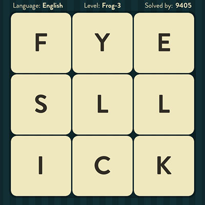  WordBrain Frog 3 | WordBrain Cheats | Frog Answers Level 3 