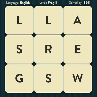  WordBrain Frog 8 | WordBrain Cheats | Frog Answers Level 8 