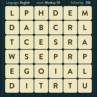  WordBrain Monkey 10 | WordBrain Cheats | Monkey Answers Level 10 