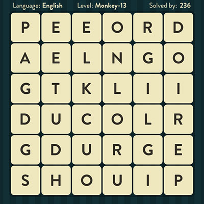  WordBrain Monkey 13 | WordBrain Cheats | Monkey Answers Level 13 