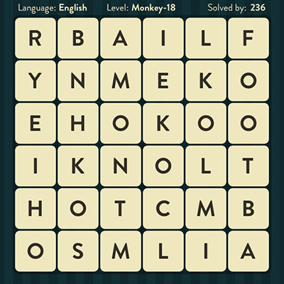  WordBrain Monkey 18 | WordBrain Cheats | Monkey Answers Level 18 