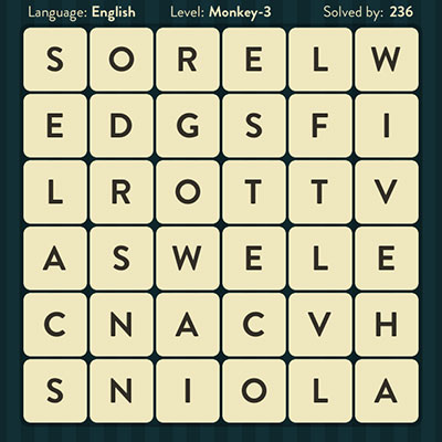  WordBrain Monkey 3 | WordBrain Cheats | Monkey Answers Level 3 