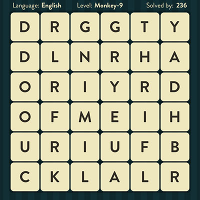  WordBrain Monkey 9 | WordBrain Cheats | Monkey Answers Level 9 