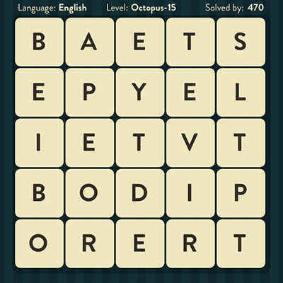  WordBrain Octopus 15 | WordBrain Cheats | Octopus Answers Level 15 