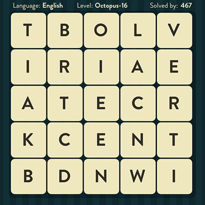  WordBrain Octopus 16 | WordBrain Cheats | Octopus Answers Level 16 