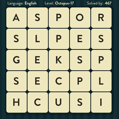  WordBrain Octopus 17 | WordBrain Cheats | Octopus Answers Level 17 