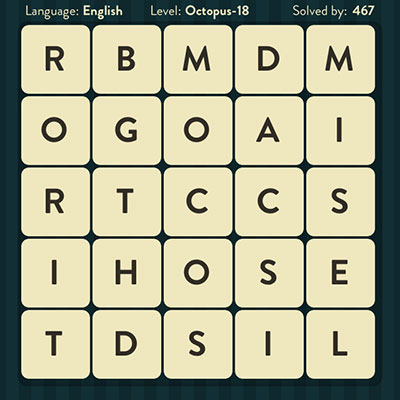  WordBrain Octopus 18 | WordBrain Cheats | Octopus Answers Level 18 