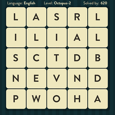  WordBrain Octopus 2 | WordBrain Cheats | Octopus Answers Level 2 